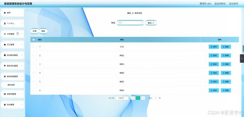 基于Java的家政管理系统设计与实现